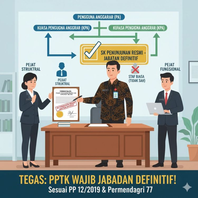 Ilustrasi PPTK. Sumber Google Gemini AI.