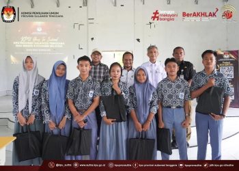 KPU Sultra Gencarkan Sosialisasi Pendidikan Pemilih Pemula di Konawe Selatan