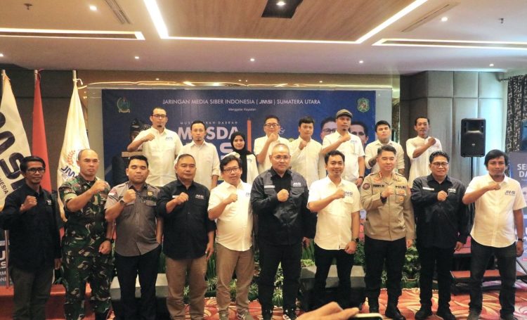 Foto bersama usai pelaksanaan Musyawarah Daerah (Musda) JMSI Sumatera Utara.