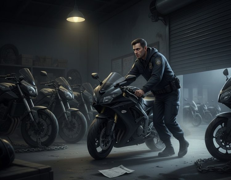 Ilustrasi penggelapan kendaraan. Sumber : Google Gemini AI