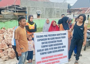 Rencana Pembangunan Gedung Koperasi Merah Putih Diatas Lahan Pasar Desa Bangkali Muna Ditolak Warga
