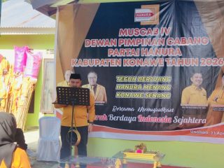 Hanura Konawe Panaskan Mesin Politik, Muh Iksan Saranani Kantongi Mandat Pimpin DPC