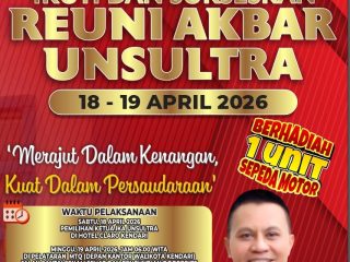 Reuni Akbar Universitas Sulawesi Tenggara Siap Digelar, Hadirkan Doorprize Motor hingga Helm Eksklusif Suzuki