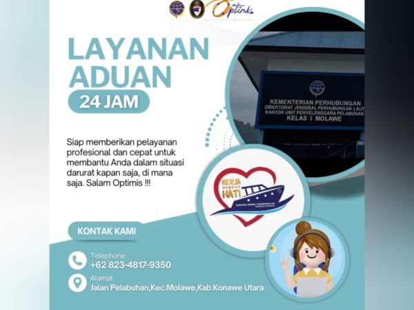 Tingkatkan Layanan Publik, UPP Molawe Buka Layanan Aduan 24 Jam