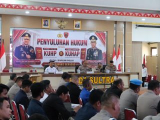 Divkum Polri Sosialisasikan KUHP dan KUHAP di Sulawesi Tenggara