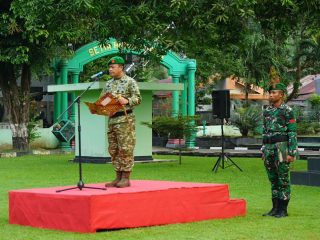 Harkitnas ke-118 di Kendari, Dandim 1417 Bacakan Pesan Transformasi Digital dan Kedaulatan Informasi