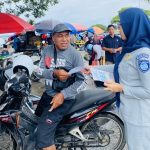 Jasa Raharja Sultra Turun ke Pasar, Edukasi Pajak Kendaraan dan Keselamatan Berlalu Lintas