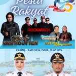 HUT ke-195 Kota Kendari Makin Meriah, Charly Van Houten hingga Rockafada Tampil Menghibur Malam Ini