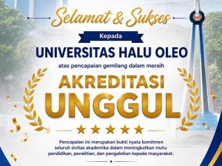 UHO Resmi Raih Akreditasi Unggul, Torehan Prestisius Pendidikan Tinggi di Sultra