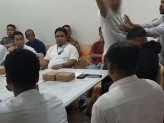 Mediasi Memanas, Ojol dan Ojek Pelabuhan Kendari Nyaris Adu Jotos Didepan Wawali Sudirman