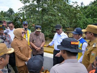 Wali Kota Siska Karina Imran Dampingi Mentan RI Tinjau Banjir Kendari
