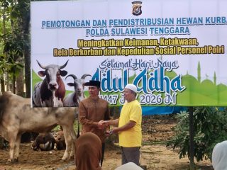Polda Sultra Salurkan Ribuan Kupon Kurban, Wujud Kepedulian Sosial dan Pengabdian Polri untuk Masyarakat