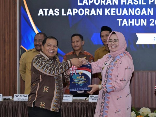 Jujur Kelola Anggaran, Pemkot Kendari Raih Predikat Opini WTP dari BPK RI