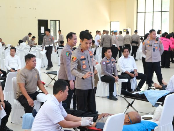 Polda Sultra Kumpulkan 854 Kantong Darah di Momentum Hari Bhayangkara ke-80