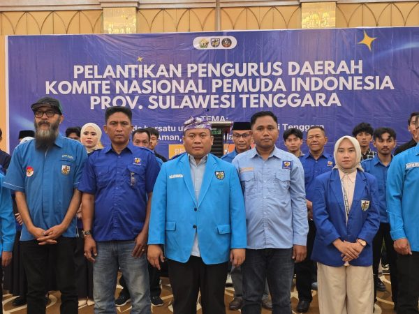 Resmi Dilantik, Agus Salim Misman Pimpin KNPI Sultra Periode 2026–2029