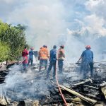 Dua Rumah di Anggilowu Kendari Ludes Terbakar