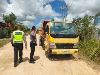 Respons Keluhan Warga Baruga, Satlantas Polresta Kendari Tindak Tegas Sopir Truk Proyek