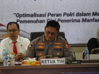Polda Sultra Terima Kunjungan Tim Penelitian Puslitbang Polri Bahas Pemberantasan Korupsi dan Program Makan Bergizi Gratis