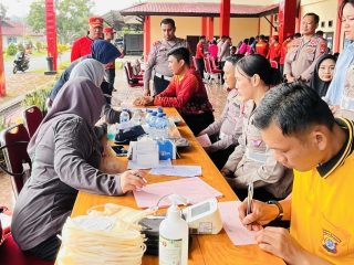 Sambut Hari Bhayangkara ke-80, SPN Polda Sultra Gelar Cek Kesehatan Gratis dan Donor Darah