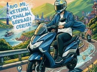 Riding Santai Bersama Komunitas Suzuki Burgman Kendari