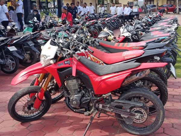 Kendaraan Anda Pernah Hilang? Cek ke Polda Sultra, Ada 105 Unit Mobil dan Motor yang Berhasil Diamankan