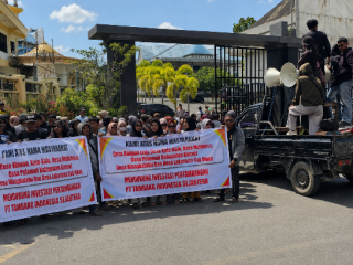 Dukung Investasi PT TIS, Ratusan Warga Konsel Datangi DPRD Sultra Minta Publik Objektif