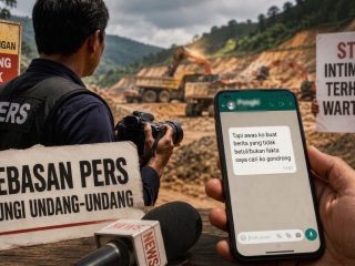 Meliput Dugaan Pencemaran Lingkungan Tambang, Wartawan di Kendari Diintimidasi: "Awas Ko, Saya Cari Ko Gondrong"