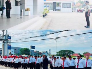 Kobarkan Semangat Pancasila, Insan BRILian BRI BO Kendari Samratulangi Gelar Upacara Bendera, Berlangsung Khidmat