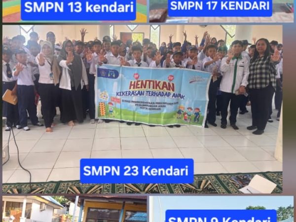 Sasar 3.500 Siswa, DP3A Kota Kendari Gandeng 10 Ormas Cegah Kekerasan dan Bullying di Sekolah