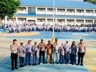 Tingkatkan Kesadaran Pelajar, Jasa Raharja Sultra dan Satlantas Polresta Kendari Gelar Sosialisasi Keselamatan di SMAN 4 Kendari