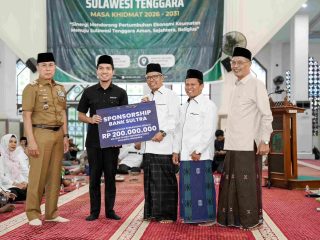 Dukung Pembinaan Umat, Bank Sultra Salurkan Bantuan Rp200 Juta untuk MUI Sultra