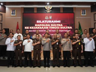 Perkuat Sinergi Penegakan Hukum, Kapolda Sultra Silaturahmi ke Kejaksaan Tinggi Sultra