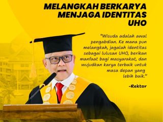 UHO Lepas 752 Lulusan Baru, Plt Rektor: Dunia Nyata Keras, IPK Tinggi Aja Gak Cukup!
