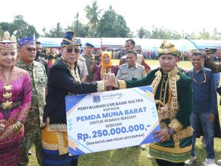 Maraton Hadiri HUT ke-12 Mubar, Buteng, dan Busel, Gubernur Sultra ASR Dorong Sinergi Pembangunan Daerah