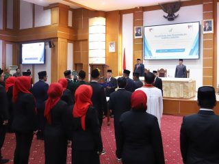 Gubernur ASR Lantik 26 Pejabat Lingkup Pemprov Sulawesi Tenggara