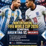 Pemkot Kendari Gelar Nobar Semifinal Piala Dunia Argentina vs Inggris di Pelataran Balai Kota Dini Hari Ini : Gratis, Ayo Ramaikan!