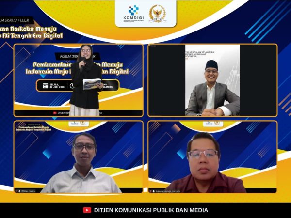 Komdigi Bersama DPR RI Gelar Diskusi Publik Bahaya Peredaran Narkoba di Era Digital