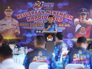 Lomba Menembak Meriahkan Hari Bhayangkara ke-80 di Sulawesi Tenggara