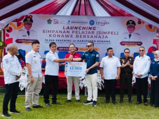 Perkuat Budaya Menabung Pelajar, OJK Bersama Pemda Konawe Luncurkan 12.969 Rekening Simpanan Pelajar