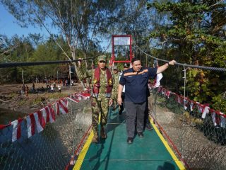 Jembatan Perintis Garuda di Konawe Utara Sulawesi Tenggara Diresmikan