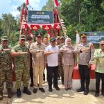 Jembatan Perintis Garuda Kodim 1417/Kendari Hubungkan Desa Amokuni dan Lameru Diresmikan