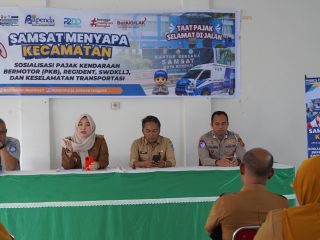 Tim Pembina Samsat Kendari dan Jasa Raharja Gelar 'Samsat Menyapa Kecamatan' di Kadia, Sosialisasikan Diskon Pajak 5 Persen