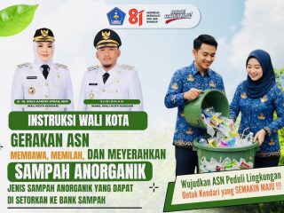 Resmi Berlaku 21 Agustus 2026, ASN Kota Kendari Wajib Kumpul 2 Kg Sampah per Bulan