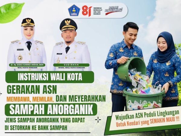 Resmi Berlaku 21 Agustus 2026, ASN Kota Kendari Wajib Kumpul 2 Kg Sampah per Bulan