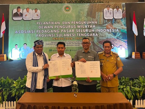 Tingkatkan Kesejahteraan Pedagang Pasar, DPW APPSI Sultra Gandeng BPJS Ketenagakerjaan