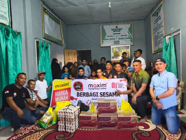 Sambut HUT RI ke-81, Maxim Baubau Gelar Konvoi Kemerdekaan dan Salurkan Bantuan ke Panti Asuhan
