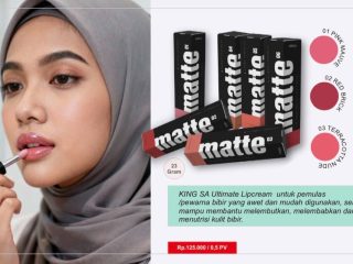 KINGSA Ultimate Lipcream Hadir dengan Pilihan Warna Menarik, Cocok untuk Pemulas Bibir