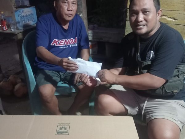 PT Erianti Mandiri Sejahtera Beri Santunan kepada Pemilik Rumah yang Ditabrak