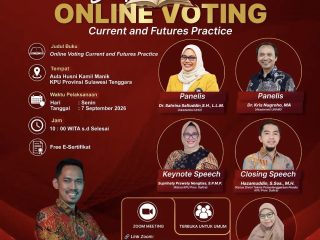 KPU Sultra Gelar Bedah Buku “Online Voting Current and Futures Practice”, Bahas Masa Depan Pemungutan Suara