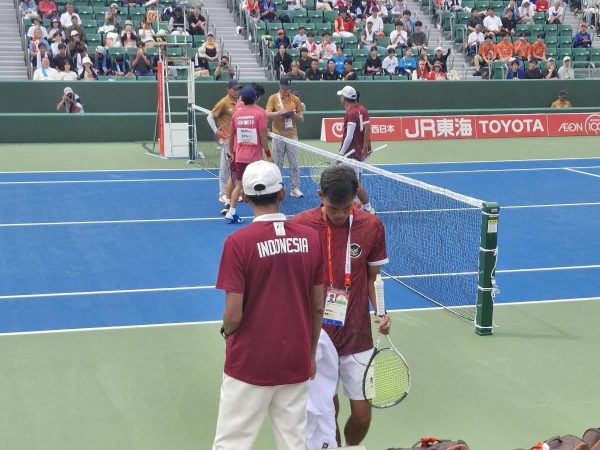 Bawa Nama Merah Putih, Personel Polri Antar Tim Soft Tennis Indonesia Raih Perunggu